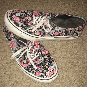 Vans Floral size 9.5 women’s